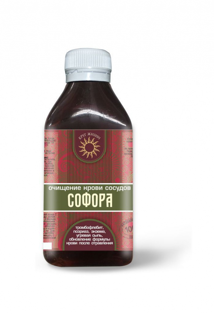 Купить эликсир - бальзам кровоочистительный "софора" 100 мл. с доставкой по России