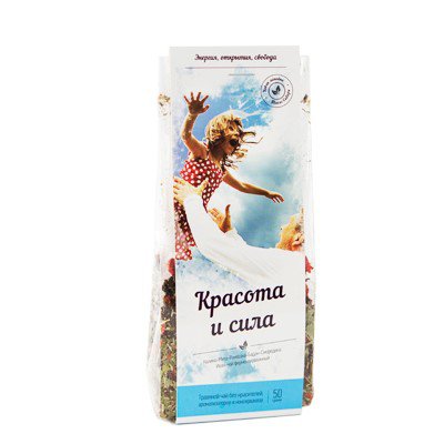 Купить травяной чай "красота и сила" 50 гр. с доставкой по России