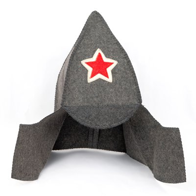 Купить шапка для бани "буденовка" с доставкой по России
