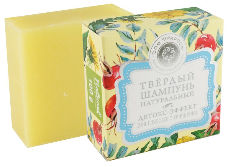 Купить твердый шампунь "детокс-эффект",  100 гр. с доставкой по России