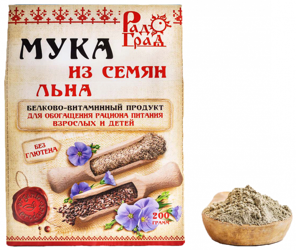 Купить мука льняная 200 гр. с доставкой по России