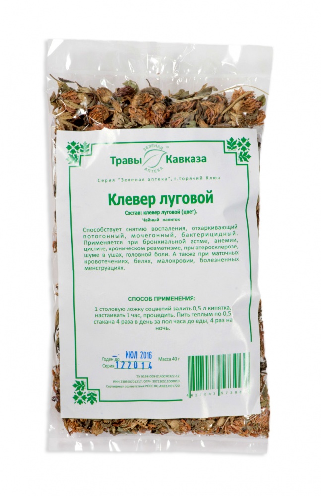 Купить клевер луговой (цвет), 40 гр. с доставкой по России